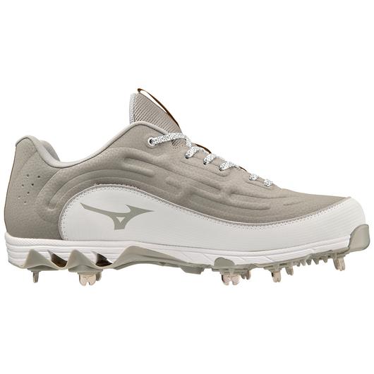 Mizuno 9-Spike Ambition 3 Low Metal Baseball Cleat - Grey â Centretown Sports