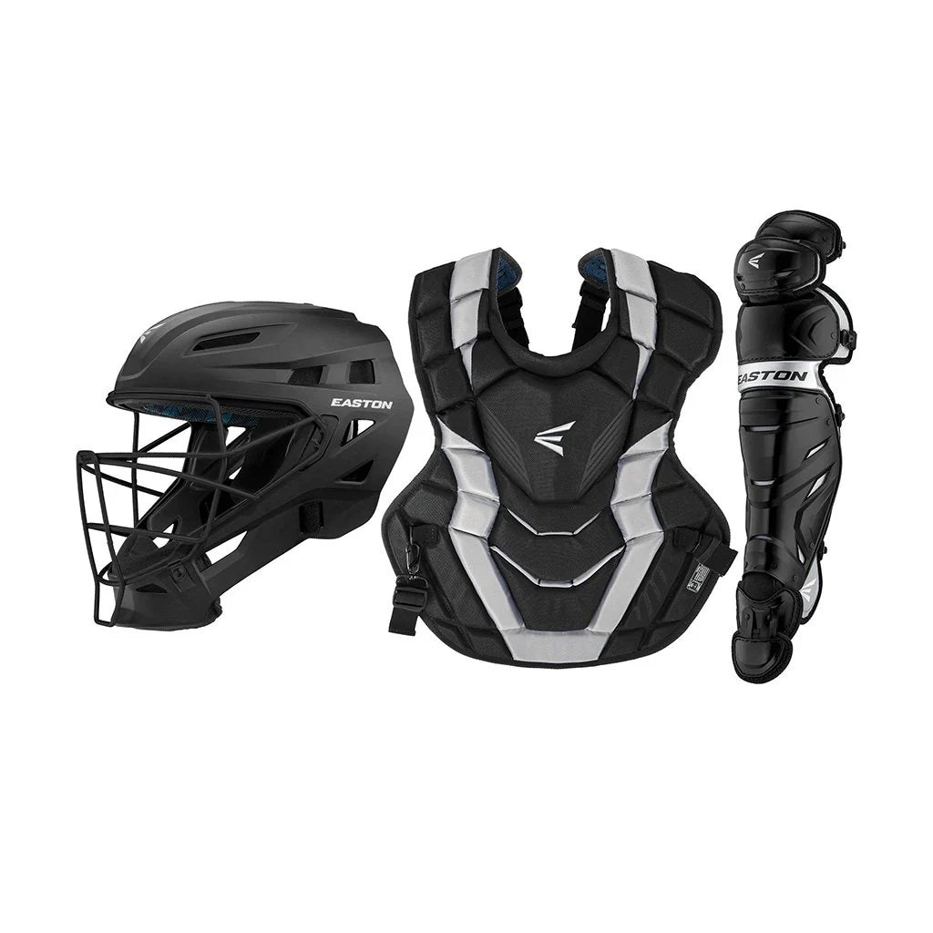 Coffret Easton Elite X – Protection Receveur Baseball Jeune – Rouge/Bleu – Approuvé NOCSAE
