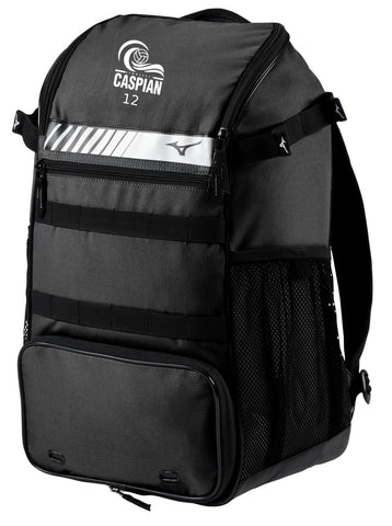 Caspian Volleyball Club Mizuno Organizer 23 Backpack | Embroidered Logo and Number