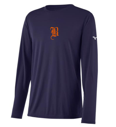 Mizuno Long Sleeve T-Shirt - 'B' Bradford Tigers