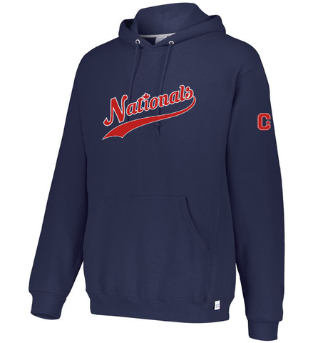 Russell Athletic Caledon Nationals Embroidered Hoodie - Navy
