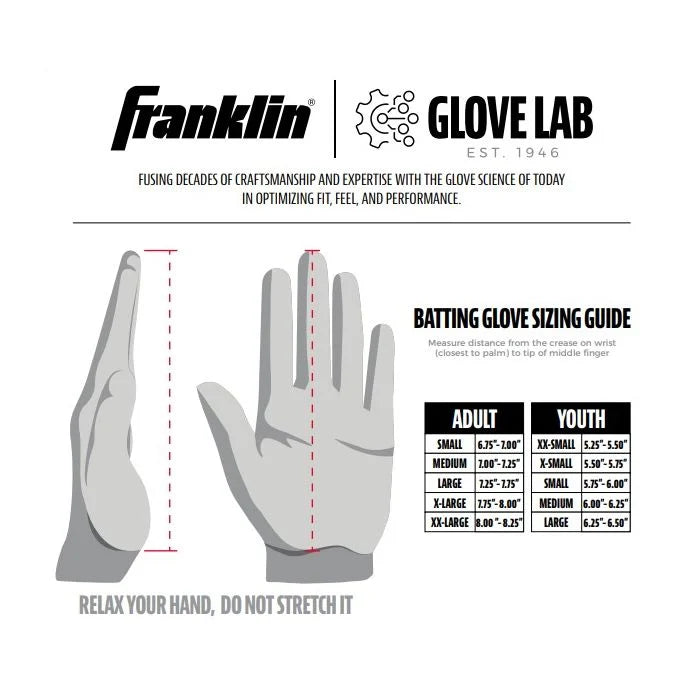 Franklin Powerstrap Infinite Adult Batting Gloves White Centretown