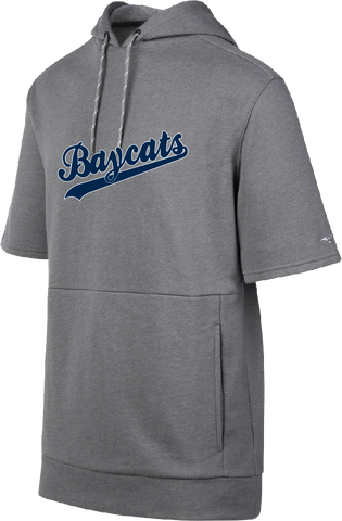 Mizuno Short Sleeve Game Time Barrie Baycats Hoodie | Embroidered Logo and Number