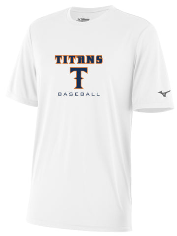 Mizuno NXT Short Sleeve Shirt (White) - Titans Baseball Club