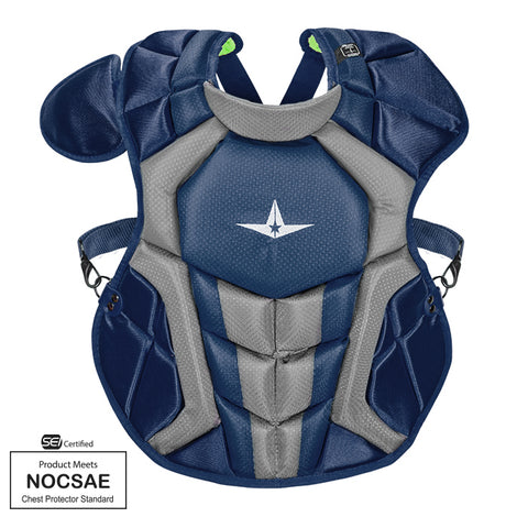 AllStar S7 AXIS™ 15.5" (NOCSAE) Navy - Catcher's Chest Protector
