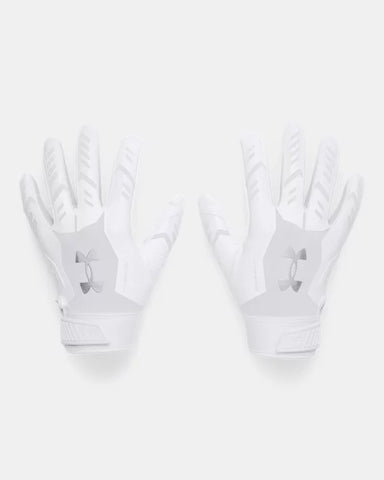 Under Armour F9 Football Gloves | White