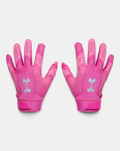 Under Armour F9 Football Gloves | Pink