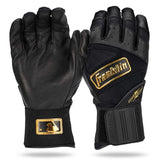 Franklin Powerstrap Infinite Adult Batting Gloves - Black