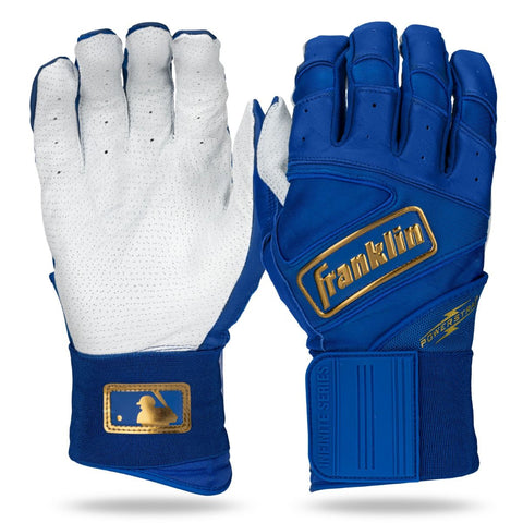 Franklin Powerstrap Infinite Adult Batting Gloves - Royal