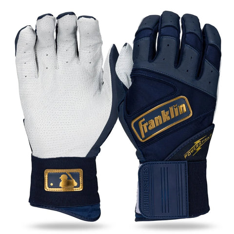 Franklin Powerstrap Infinite Adult Batting Gloves - Navy