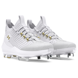 Men's Under Armour Harper 9 Pro ST Baseball Cleats | White