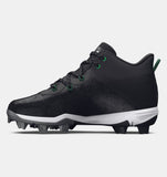 Under Armour Harper 8 Mid RM Adult Baseball Cleats - Black