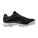 Mizuno CushionRevo Diamond Jr. Baseball Cleat - Black