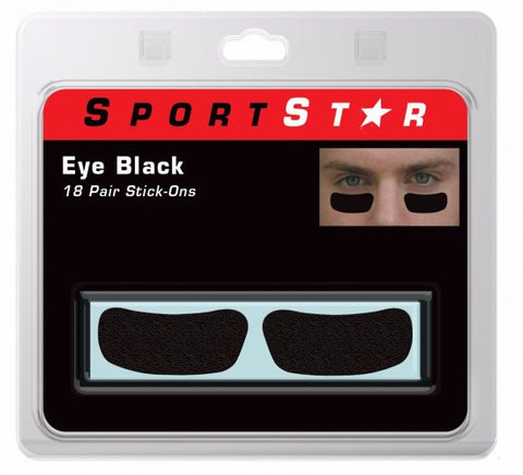 SportStar's Eye Black Stick-Ons (Black)