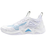 Mizuno Wave Momentum 3 - Women's Volleyball Shoe - White-Columbia