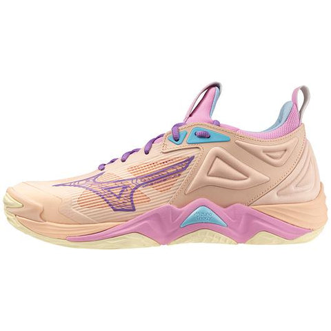 Mizuno Wave Momentum 3 - Unisex Volleyball Shoe - Peach Bud