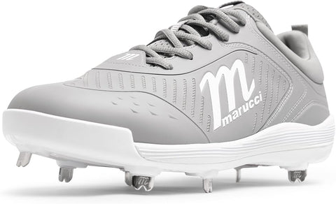Marucci CFT Low Metal Baseball Cleats - Grey