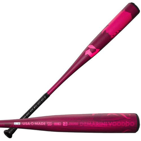 Demarini 2024 Neon Pink Voodoo One - BBCOR (-3) Baseball Bat