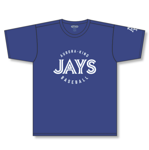 Athletic Knit A1800 Short Sleeve Aurora-King Jays Tee | Royal