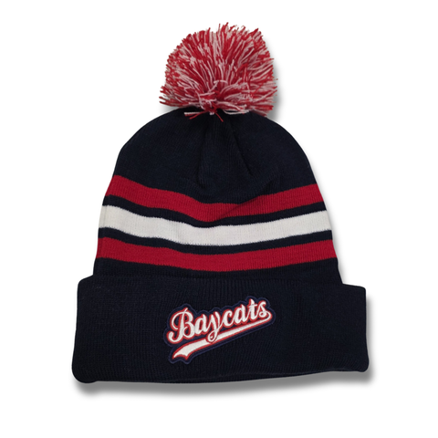 Athletic Knit Pom Pom Toque - Barrie Baycats