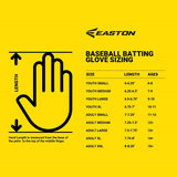 Easton Walk-Off Ethos Pure Batting Gloves | Youth