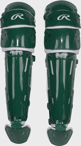 Rawlings Mach Pro Series Catchers Leg Guards - Green