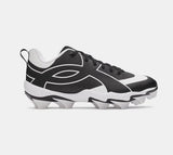 Under Armour Leadoff Icon Low Youth Cleat - Black