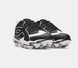 Under Armour Leadoff Icon Low Youth Cleat - Black