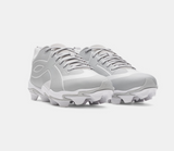 Under Armour Leadoff Icon Low Adult Cleat - Grey