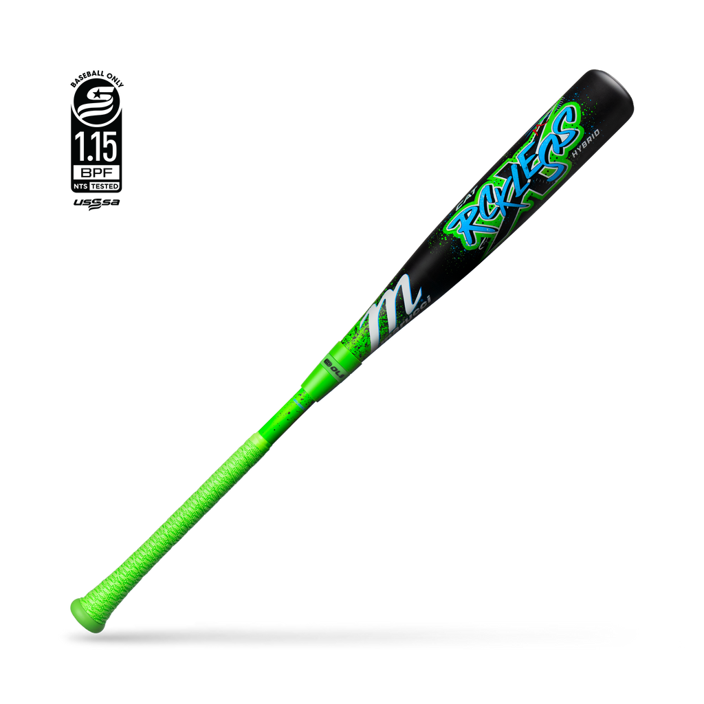 Batte De Baseball Marucci RCKLESS Hybrid Rewind Cream LE -3 BBCOR – 31 Pouces, 28 Oz, Hybride