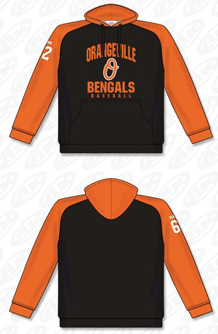 Orangeville Bengals Athletic Knit Sublimated Hoodie