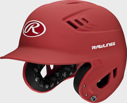 Rawlings R16 Batting Helmet - Matte Red