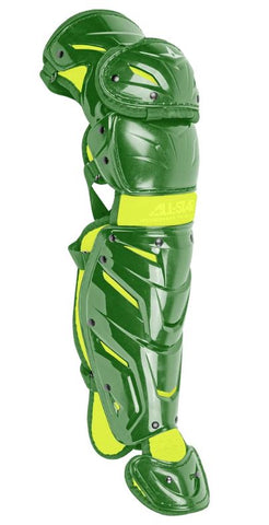 Allstar S7 AXIS™ 14.5" Green/Gold - Catchers Leg Guard