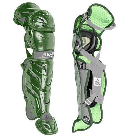Allstar S7 AXIS™ 13.5" Green/Grey - Catchers Leg Guard