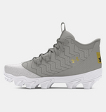 Under Armour Harper 9 RM JR Youth Cleat - Grey