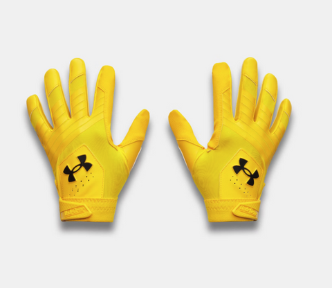 Under Armour Clean Up Adult Batting Gloves | Yellow