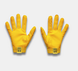Under Armour Clean Up Adult Batting Gloves | Yellow