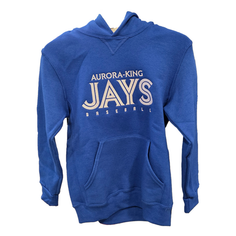 Aurora-King Jays Russell Dri-Power Fleece Hoodie | Embroidered Logo