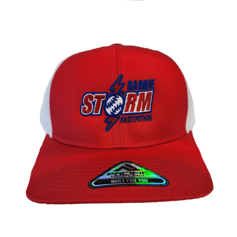 Augusta Barrie Storm Low-Pro Trucker Snapback Red Hat