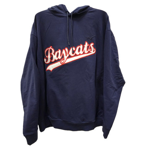 Mizuno Recover Barrie Baycats Hoodie | Embroidered Logo and Number | Navy