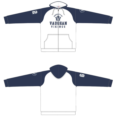 Vaughan Vikings Athletic Knit Sublimated Hoodie - Fullzip