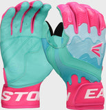 Easton Walk-Off Ethos Drip Batting Gloves Mint/Pink | Adult