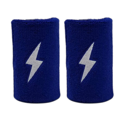 Bruce Bolt Premium Pro 4" Wristbands (2-Pack) - Royal Blue