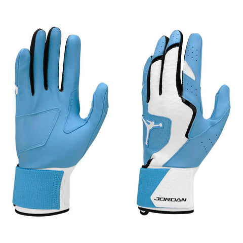 Jordan Legend Long-Cuff Adult Batting Gloves - University Blue / White