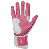 Bruce Bolt Bear Series Long Cuff Batting Gloves - Dusty Pink - Adult