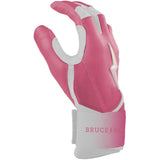Bruce Bolt Bear Series Long Cuff Batting Gloves - Dusty Pink - Adult