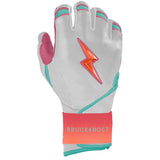 Bruce Bolt Bear Series Long Cuff Batting Gloves - Sunrise - Youth