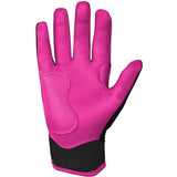 Bruce Bolt Bear Series Short Cuff Batting Gloves - Hot Pink - Adult