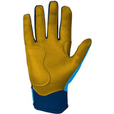 Bruce Bolt Bear Series Short Cuff Batting Gloves - Carolina Blue - Adult