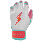 Bruce Bolt Bear Series Short Cuff Batting Gloves - Sunrise - Adult